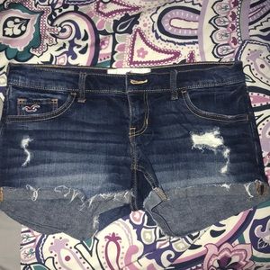 hollister jean shorts